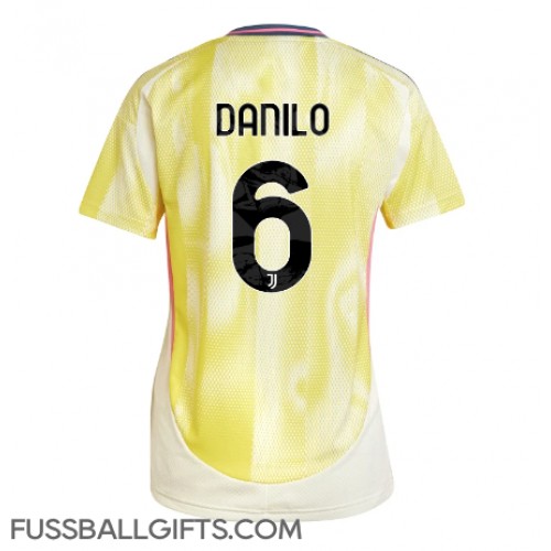 Juventus Danilo Luiz #6 Fußballbekleidung Auswärtstrikot Damen 2024-25 Kurzarm